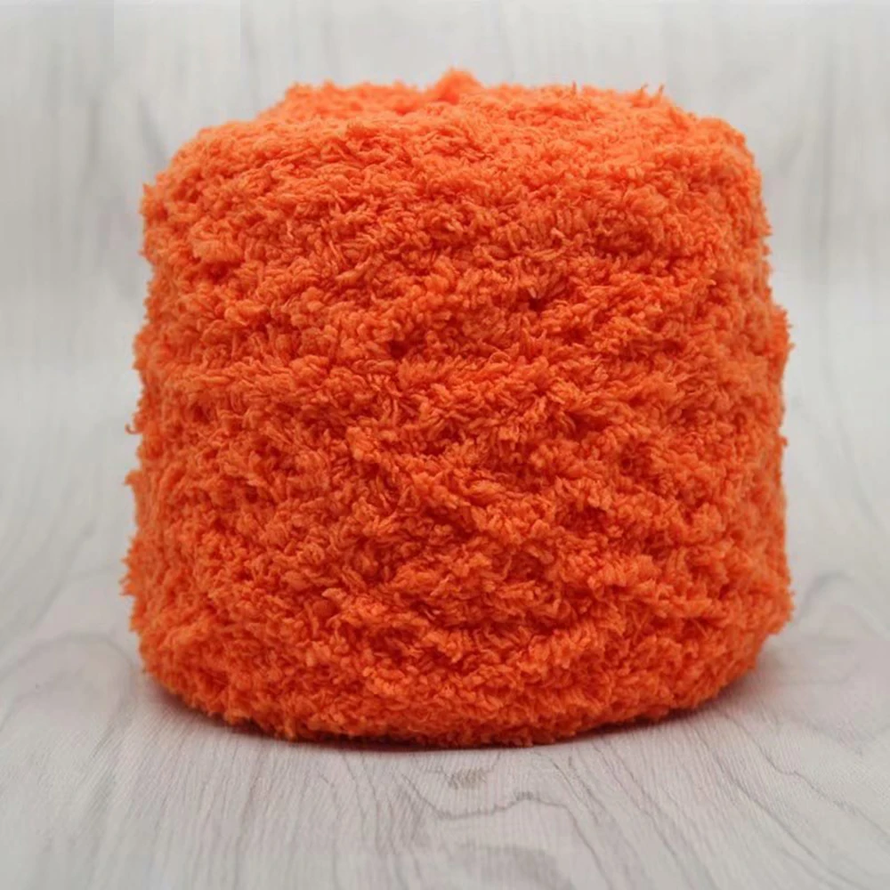 100 г теплая и мягкая натуральная ручная тканая шерсть 3PLY коралловый кашемир Плюшевые Пушистые пряжа тканевая лента шерстяная шапка пряжа Новинка - Цвет: 20