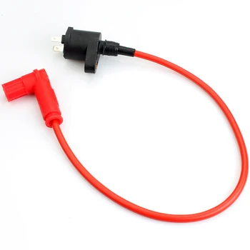 

Racing Ignition Coil Red For 50-250cc Pit Dirt Bike ATV Quad Buggy Scooter Moped