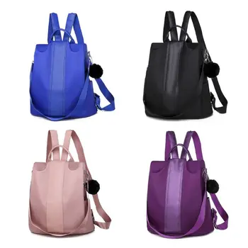 

Women Nylon Backpack Casual Anti-theft Rucksack Laptop Travel Shoulder Bag