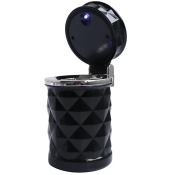 

Automotive Ashtrays Car Ashtray Portable Auto Vehicle with LED Light Car Cup Holder