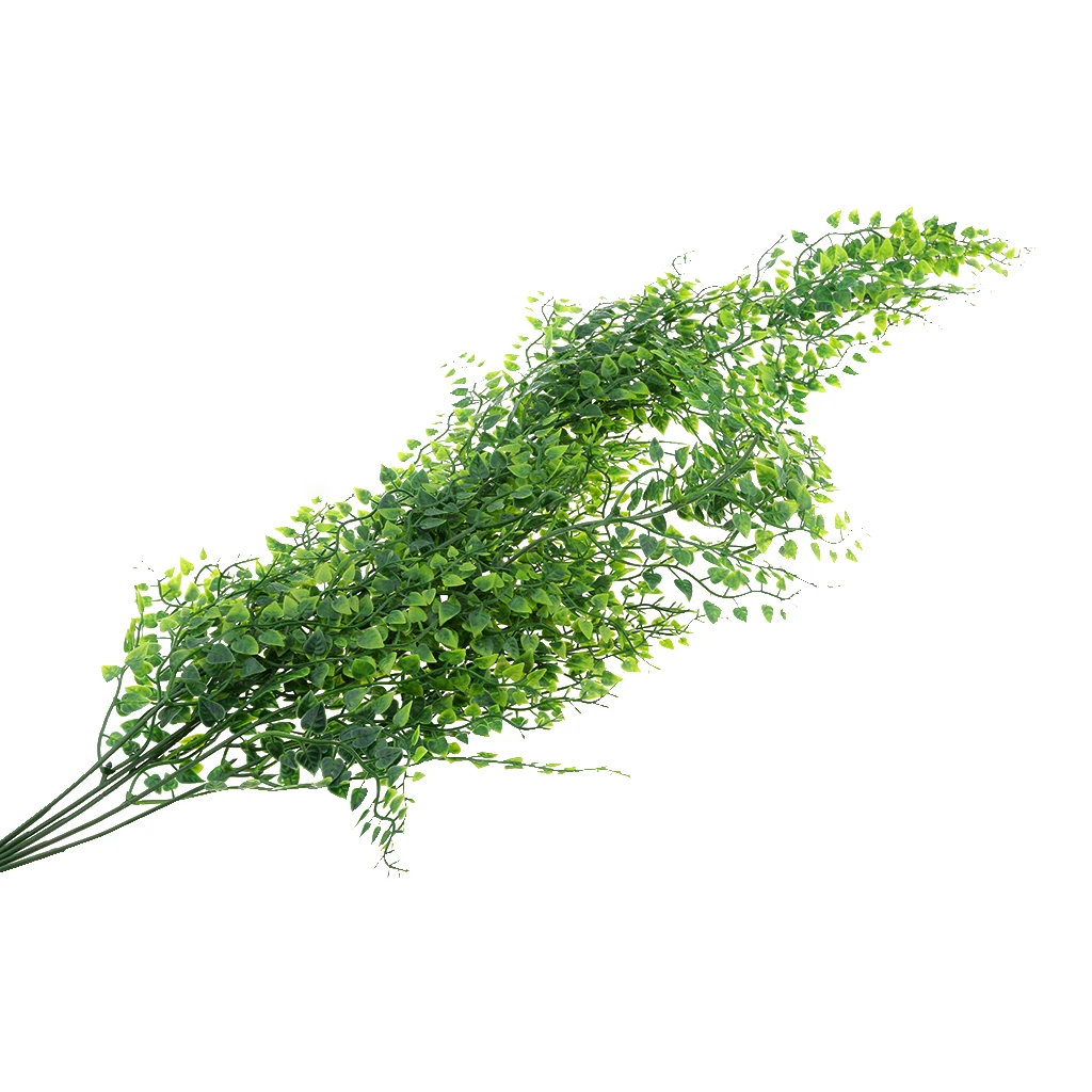 1 Bunch Artificial Leaf Ivy Vine Green Plants Flower Arrangement Filler Deco Flower Vine Wall Hanging Vine Simulation Fake Ivy