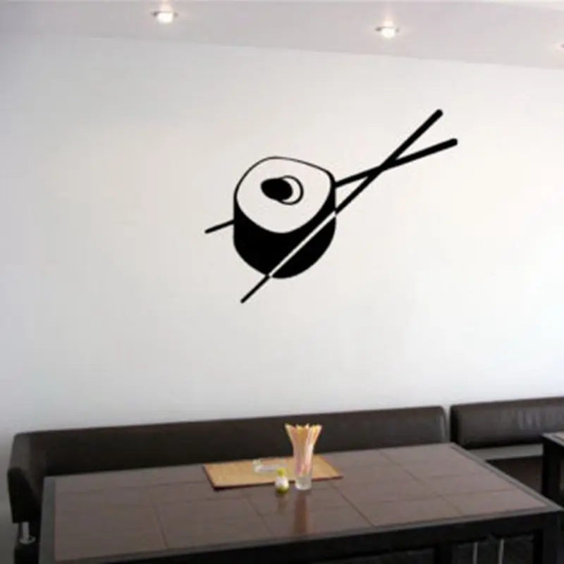 Sushi Decal Restaurant Sticker Posters Vinyl Wall Decals Pegatina Quadro Parede Decor Mural Sushi Sticker