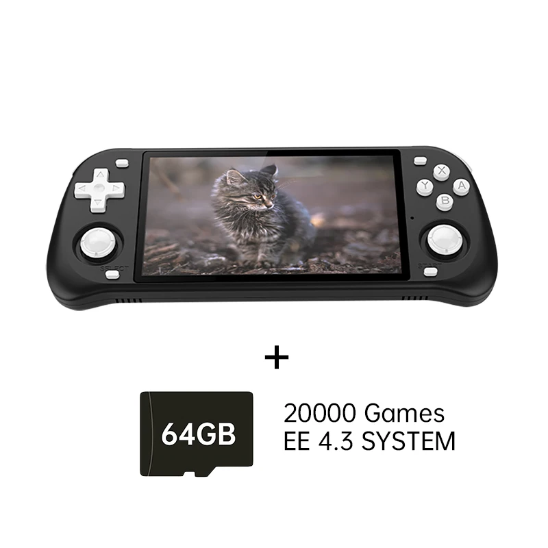 POWKIDDY Max2 Retro Open Source System RGB10 max 2 Handheld Game Console RK3326 5.0-Inch IPS Screen 3D Rocker Children's Gift 