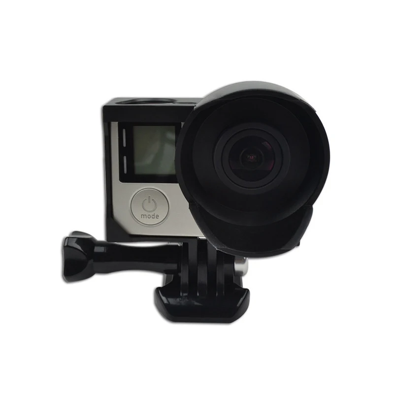 Корпус рамки с объективом камеры Бленды для Gopro Hero 3 3+ 4 Экшн камеры для Go Pro Спортивная камера s Аксессуары