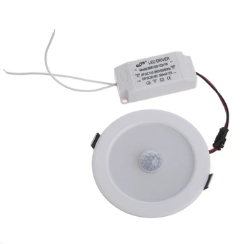 

5W/7W/9W E27 PIR Motion Sensor LED Ceiling Light Downlight Wall Path Corridor Lamp Q0KF