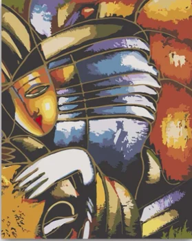 

Picasso DIY colorings pictures by numbers with colors abstract style picture drawing painting by numbers framed Home