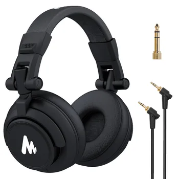 

MAONO Professional DJ Studio Monitor Headphones Over Ear and Detachable Plug & Cable with 50mm Driver for DJ Studio a AU-MH601