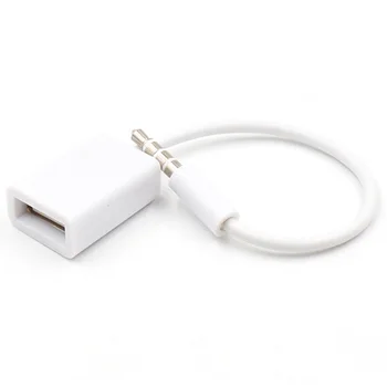 

Male To Female Audio 3.5mm Jack Aux Cable Car Male Connector Plug Adapter Converter