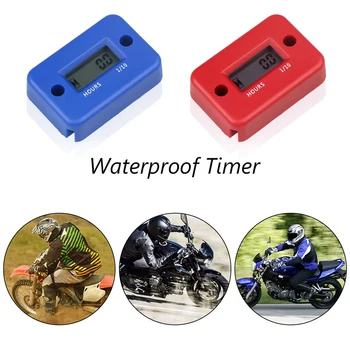 

Motorcycle Digital Tach Hour Meter Gauge Stroke Gas Engine Offroad Inductive Tachometer Waterproof Motor Instrument
