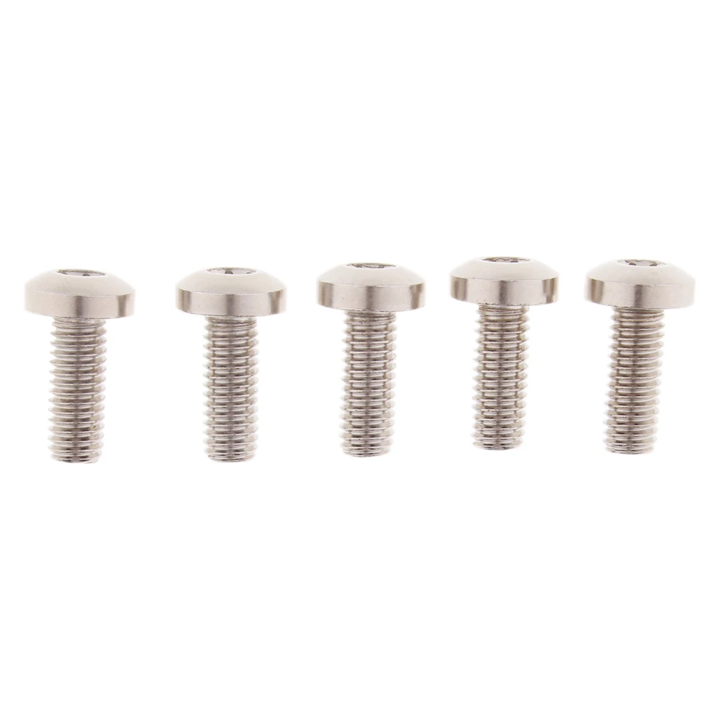 5 Pieces Motorcycle Rear Brake Disc Rotor Screws Bolts Kit For Harley 20mm