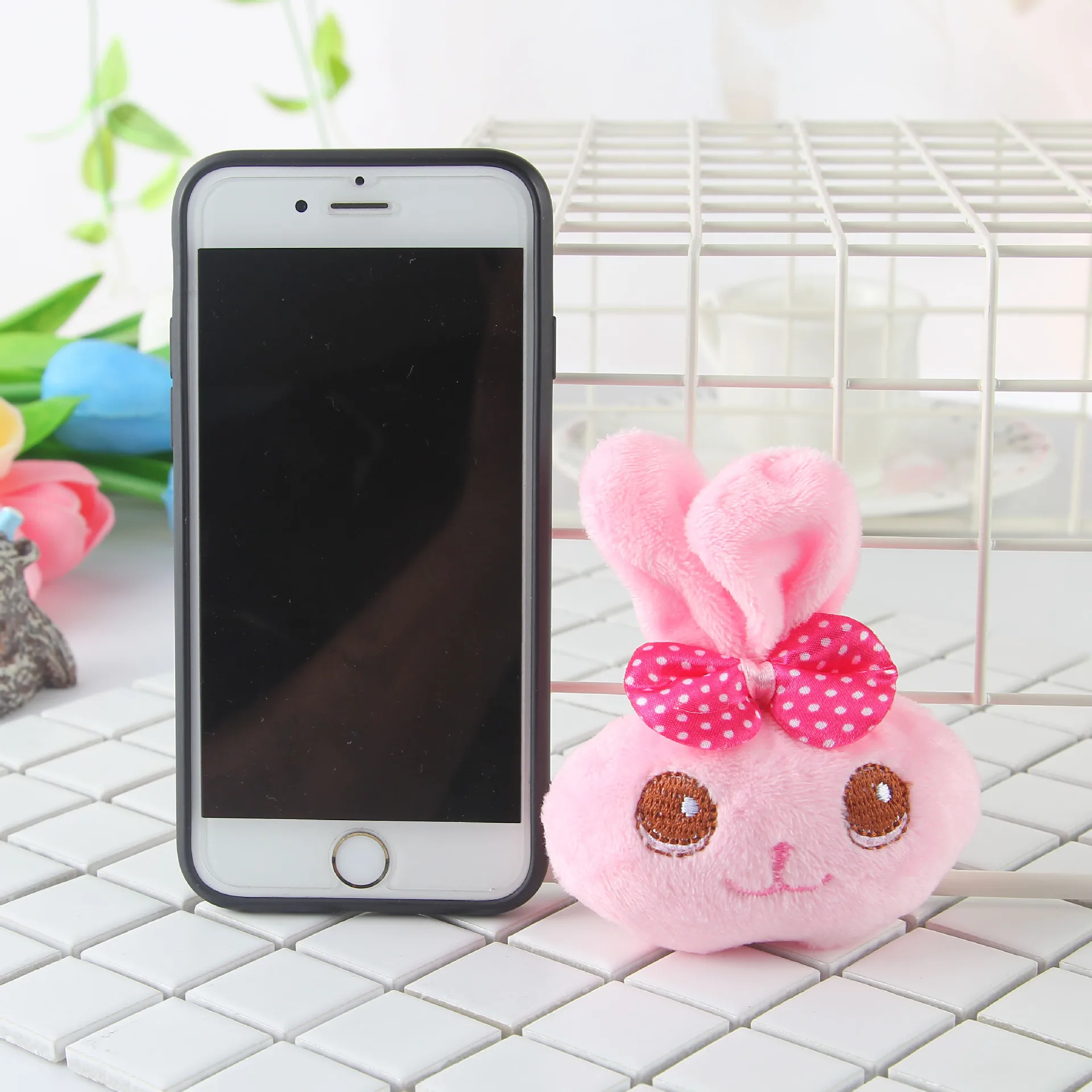 Онлайн Горячая распродажа! милые игрушки Bigeye озорной кролик плюшевые игрушки настраиваемый мобильный телефон кулон подарок на свадьбу