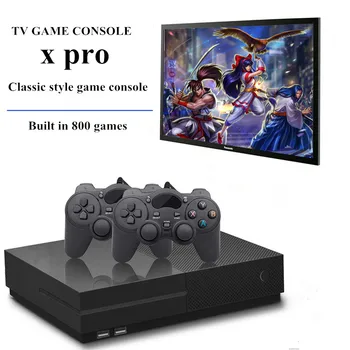 

4k HD Video Game Console HDMI Output Built in Retro 800 Classic Games PS1 TV two joystick Video Retro Handheld Game Player X PRO