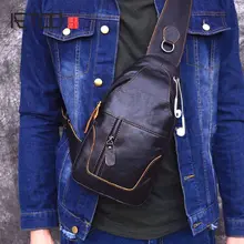 AETOO, bolsos para hombre, de cuero auténtico de hombro bandolera, bolsos cruzados para hombre, bandolera de cuero