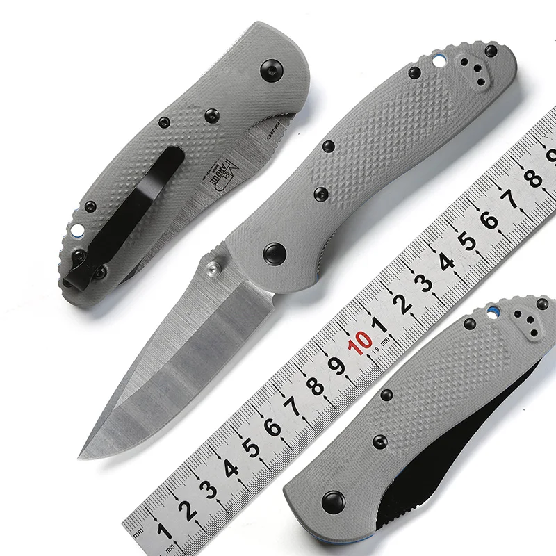

DICORIA BM 550 551 440C blade folding knife G10 handle Copper washer hunting camping Pocket knives outdoor Survival EDC Tools