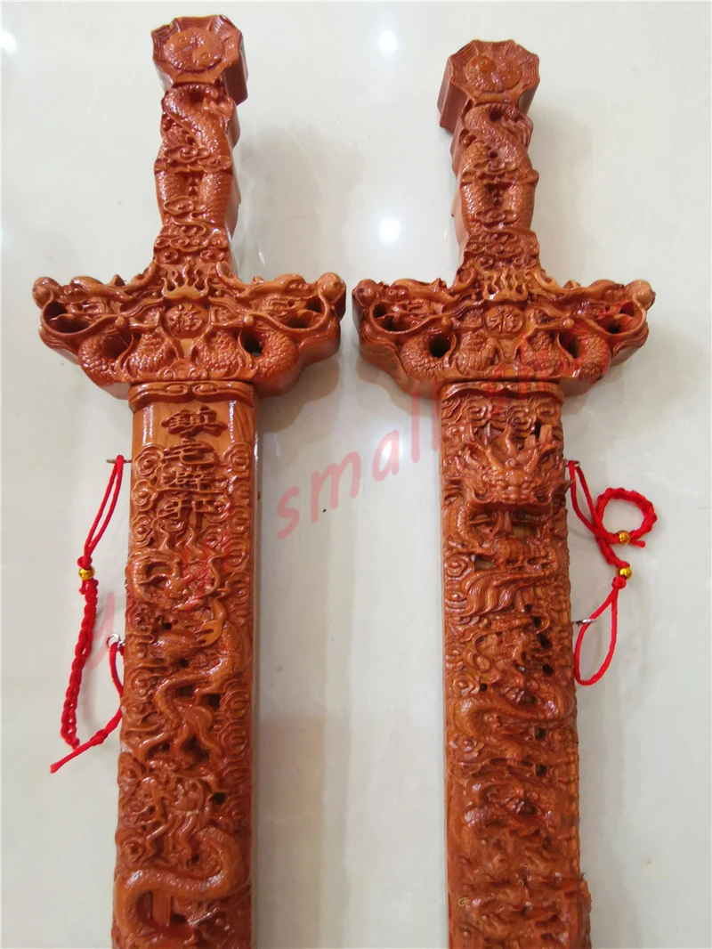 Taoist articles, Kowloon peach wood sword, Taoist magic tools, Taoist handicrafts, peach wood sword