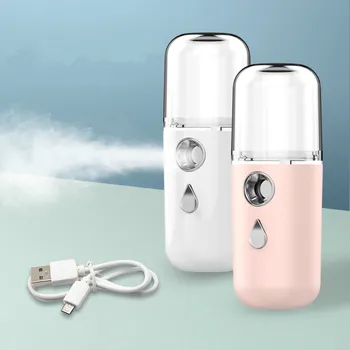 

30ML USB Mini Nano Sprayer Cooling Mist Mini Face Humidifier Hydrating Anti-aging Wrinkle Beauty Exquisite Skin Care Tool