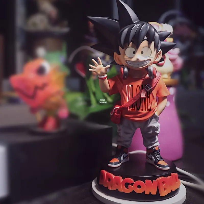 " мультфильм Жемчуг дракона Статуя Супер Saiyan бюст Сон Гоку полноразмерный портрет Kakarotto анимационная фигурка GK игрушечная коробка 20 см V580