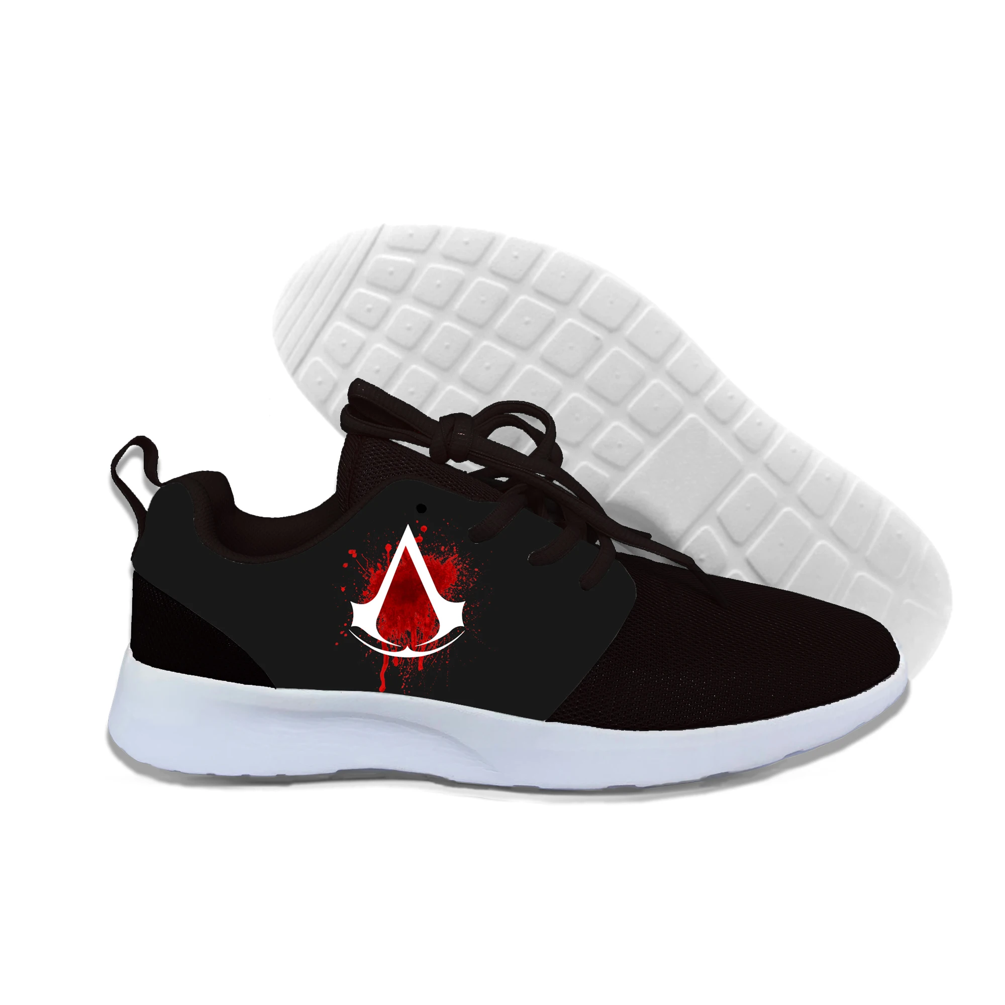 Creed 3 Cool Breathable Casual Shoes Game Assasins Creed 3D Printed Summer Hot Fashion Lightweight Comfortable Shoes - Цвет: Creed 3