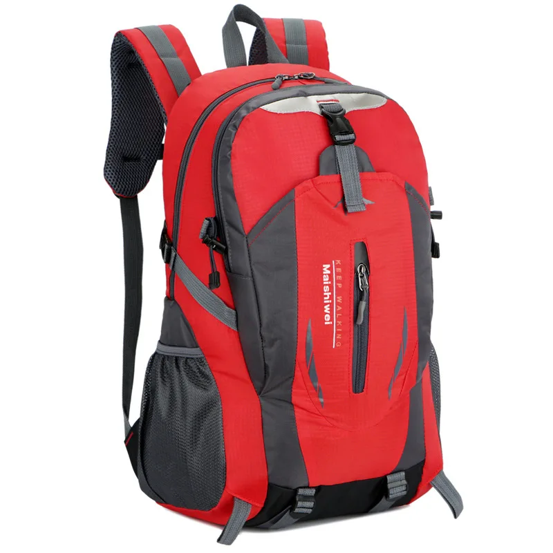 25л Водонепроницаемый нейлоновый рюкзак для верховой езды для мужчин, для спорта на открытом воздухе, для велосипеда, MTB, дорожная сумка, рюкзаки для велосипеда, женский рюкзак для велоспорта, походный рюкзак - Цвет: red