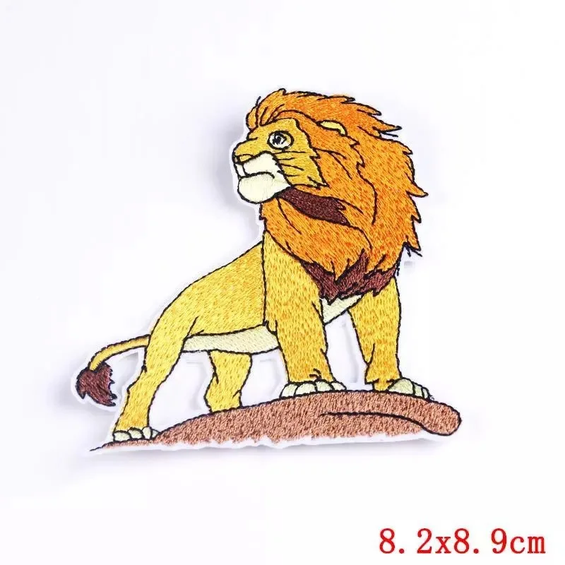 The Lion King Simba patch ironing application for clothing iron on patch stripes for clothes application of one another sticker