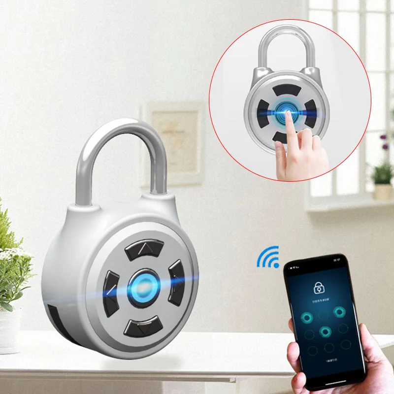 

Electronic Padlock Wireless Lock Keyless APP Control Password Lock Travel Suitcase Home New Sale