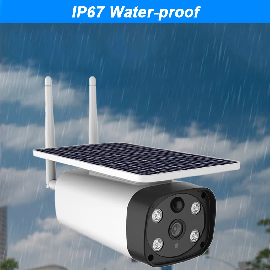 Hebeiros 3g 4G SIM карта солнечная батарея камера 1080P Starlight IP Wifi камера беспроводная уличная Водонепроницаемая камера видеонаблюдения CCTV
