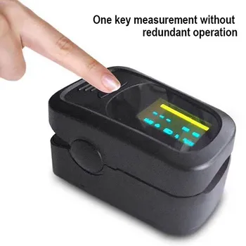 

1Pc Blood Oxygen Monitor Finger Pulse Oximeter Oxygen Saturation Monitor Fast Shipping Without Battery for Home In Stock!