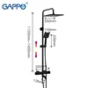 GAPPO thermostatic shower system hot cold mixer bathroom shower Brass faucet Bathtub shower set thermostatic mixer black faucet ► Photo 2/6