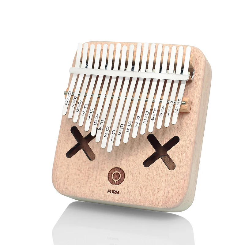 Mahogany Kerus 17 teclas Kalimba africano sólido caoba dedo pulgar Piano Sanza 17 teclas de madera maciza Kalimba mbra pulgar - Цвет: Mahogany