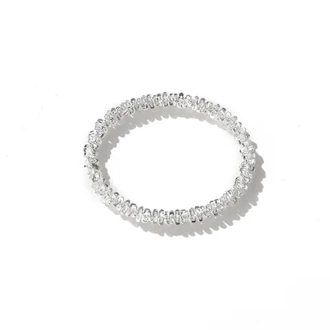 Sparkling Ring New Arrived Simple Style Metal Zircon Shiny Ring For Women Fashion Jewelry Gift Dropshipping