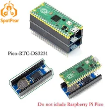 Módulo de precisão rtc para raspberry pi pico a bordo ds3231 chip