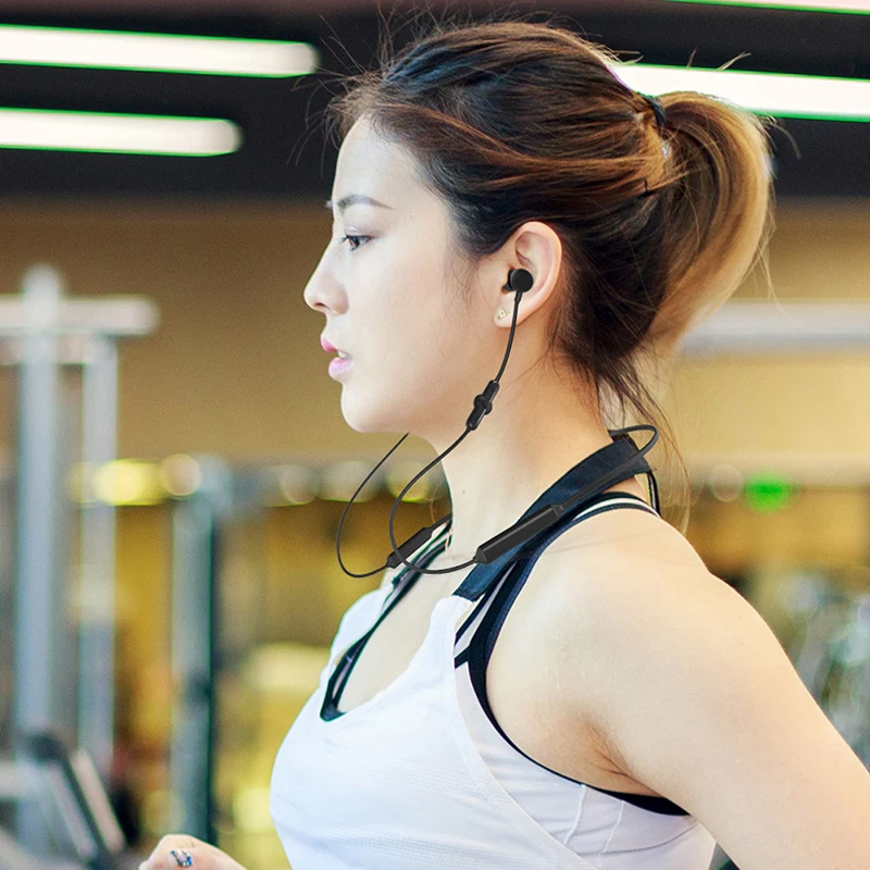Спортивные Беспроводные наушники EARDECO Bluetooth гарнитура с микрофоном для режима