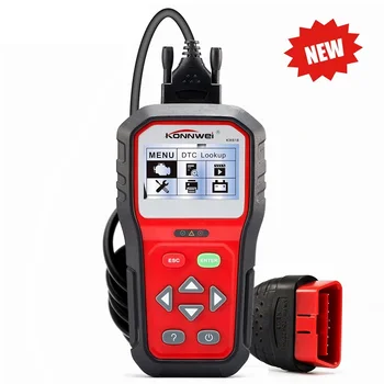 

KONNWEI KW818 Enhanced OBDII ODB2 EOBD Car Diagnostic Scanner 12V Battery Tester Check Engine Engine Automotive Code Reader Tool