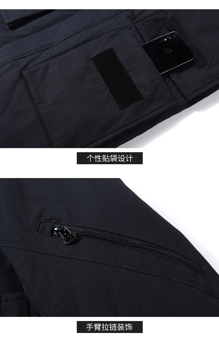 Winter Trend Handsome Mid-length down Jacket Men over-the-Knee Large Fur Collar Youth Students Thick Winter Coat Fashion