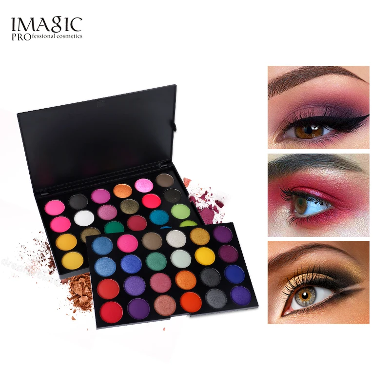 IMAGIC beauty Glaze Make-up Oogschaduw Palet Kleur коврик Oogschaduw Palet 48 тон Kleur Oogschaduw пигмент