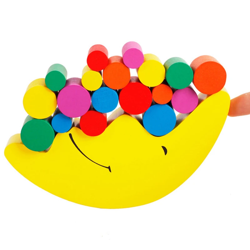  Baby Early Learning Toy Moon Balancing Frame Montessori Teaching Aids Moon Balance Colorful Early D - 4000050059982