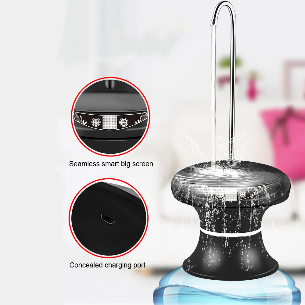 2020 Electric Water Pump Multi-interface Bottled Drinking Press Dispenser Pumping Device USB Charging | Бытовая техника