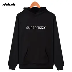 Модные супер TIZZY толстовки для мужчин/женщин брендовая дизайнерская Осенняя теплая Повседневная Толстовка с длинными рукавами свитшот для