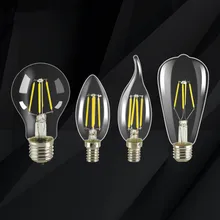 E14 E27 220 V Светодиодный светильник в стиле ретро лампа Эдисона винтажный Декор Ampulle светодиодный светильник в стиле ретро