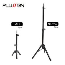 Plussign известный бренд черный штатив для париков стойка для фиксированной Манекен-голова для обучения и изготовления париков штатив держатель для салона