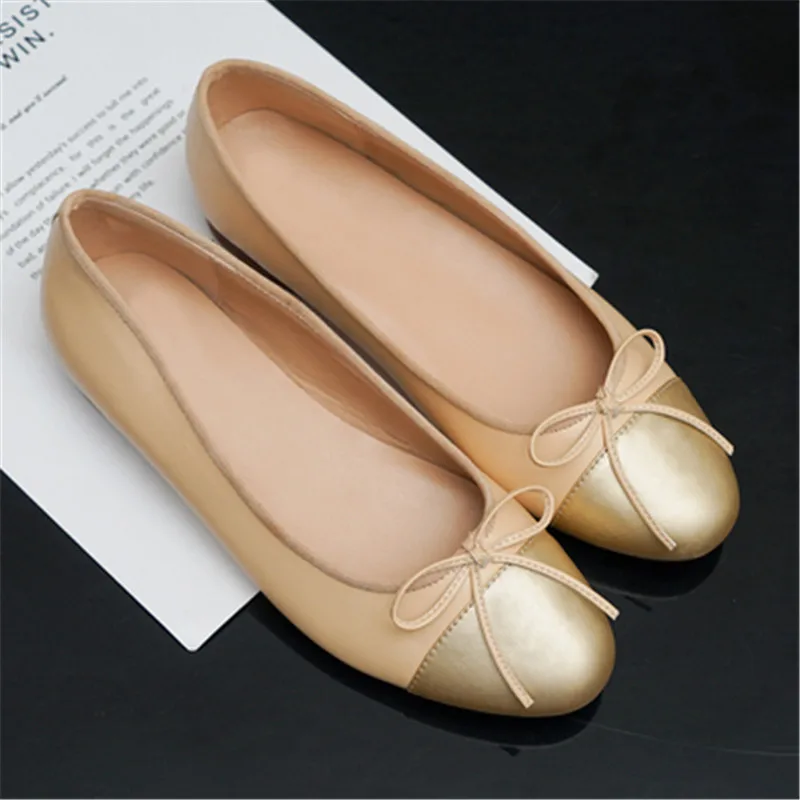 Zapatos De Mujer; женская обувь на плоской подошве; scarpe donna; женская обувь с круглым носком; смешанные цвета; chaussures femme; бант-бабочка; Buty Damskie - Цвет: AS SHOW