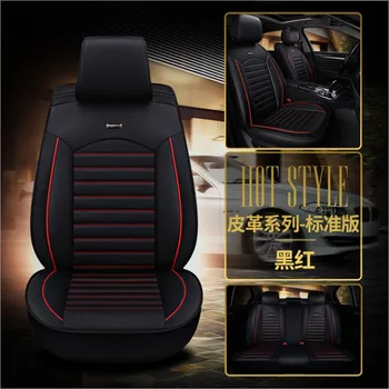 

Car travel 2019 news Luxury leather car seat cover universal seat Covers for Opel Astra honda cars cushion car accessories style