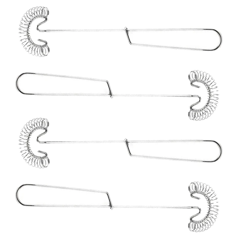 4 Pcs Stainless Steel Whisk Spring Coil Set Professional Manual Egg Beater Baking Tool for Milk Blending Whisking | Дом и сад