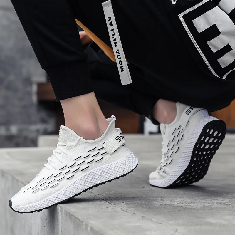 Skup Ddn 2019 wiosna latające i tkania oddychające oddychające wodoodporne kliny platformy buty kobieta Pu skórzane buty # CA1fl001