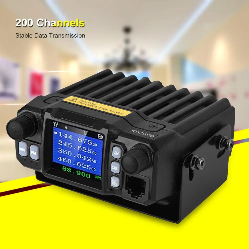 KT-7900D стабильная частота Автомобильная рация VHF UHF 200 каналов 5-50 км Расстояние мобильное радио CB приемопередатчик радио comunicador
