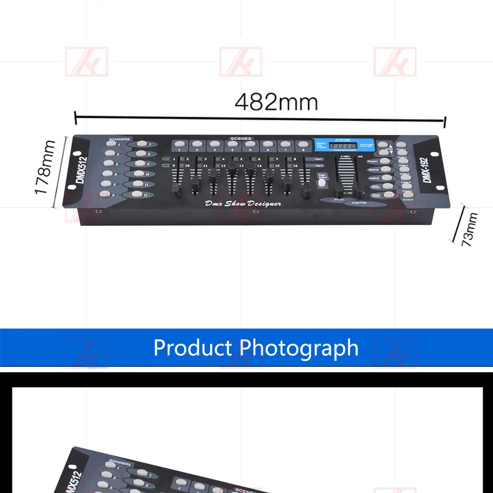 С голосовым управлением DMX512 консоль светодиодный par свет консоль 192 свет консоль оборудование для сценического освещения затемнение станции