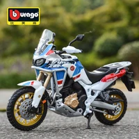Bburago 1:18 Honda Africa Twin Adventure Static Die Cast Vehicles Collectible Hobbies Motorcycle Model Toys 1
