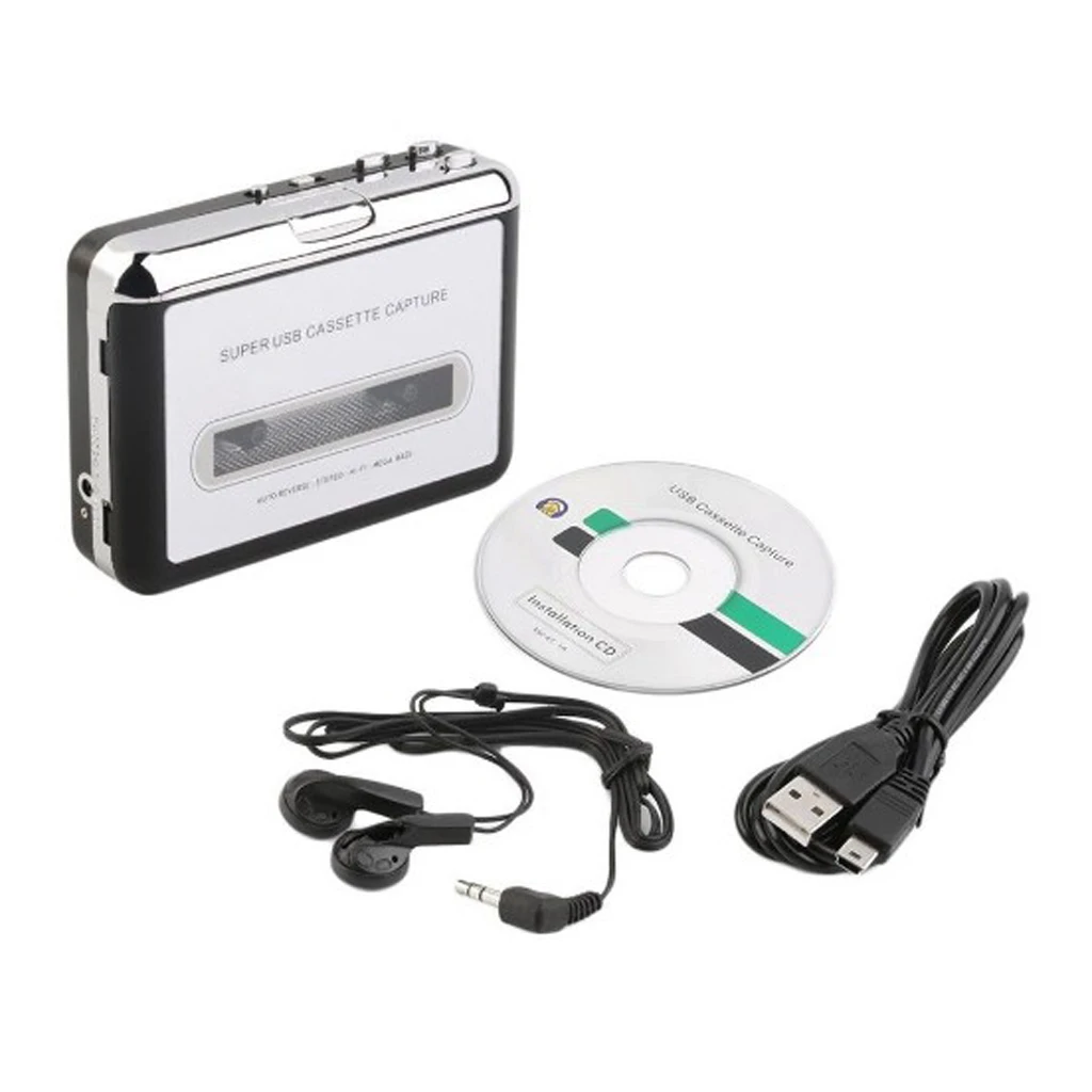 Walkman Digital Tape-to-MP3 Converter USB Cassette Adapter Hifi Music Player