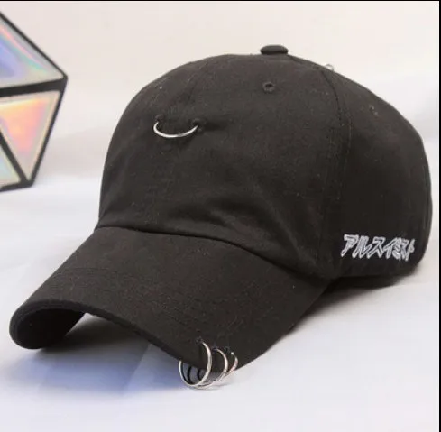 Pin кольцо железное кольцо бейсболка обувь для мужчин и женщин, плоская кепка, топовая хип-хоп шляпы
