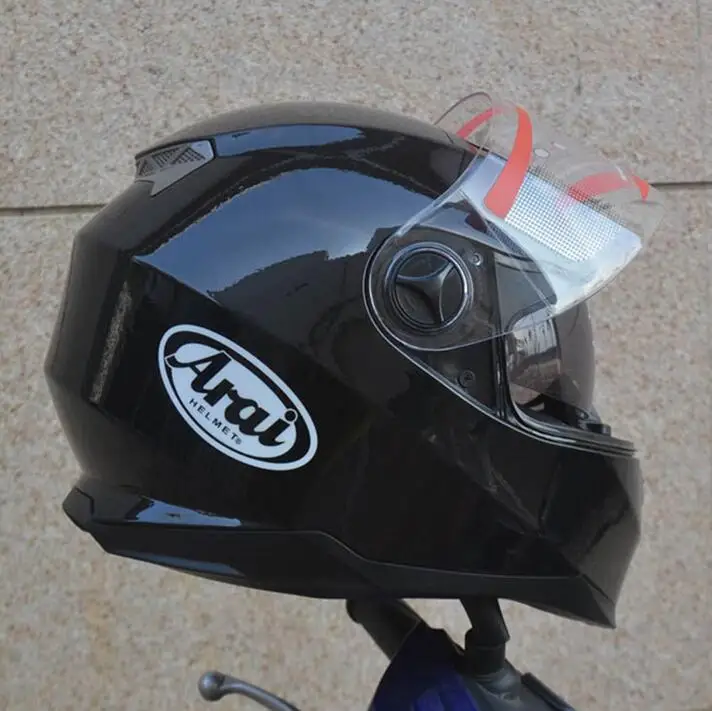Для Arai Полный мотоциклетный шлем маленькие солнцезащитные очки двойные линзы шлем для мужчин и женщин рыцарский шлем безопасный мотошлем
